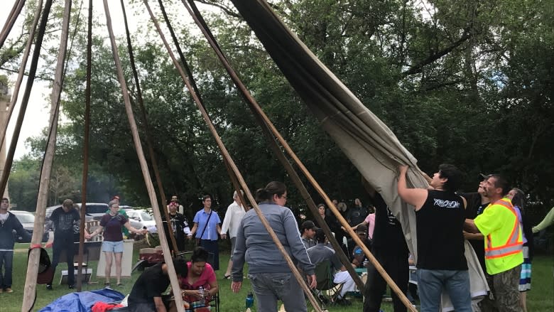 'This is my life': Grieving mother hopes teepee remains at Sask. legislature