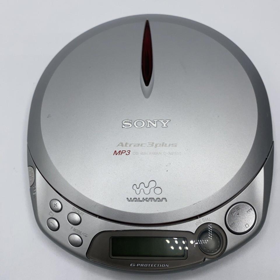 An old portable CD player