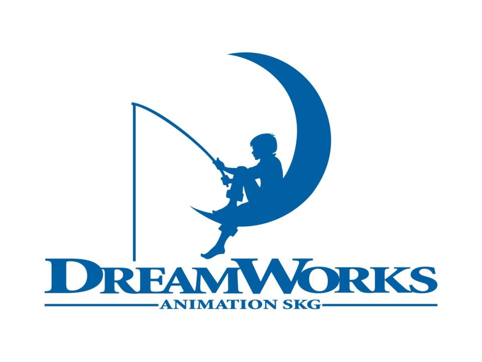 DREAMWORKS ANIMATION SKG logo, graphic element on white