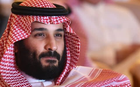 Mohammed bin Salman, the Saudi crown prince - Credit: AFP PHOTO / FAYEZ NURELDINEFAYEZ NURELDINE/AFP/Getty Images