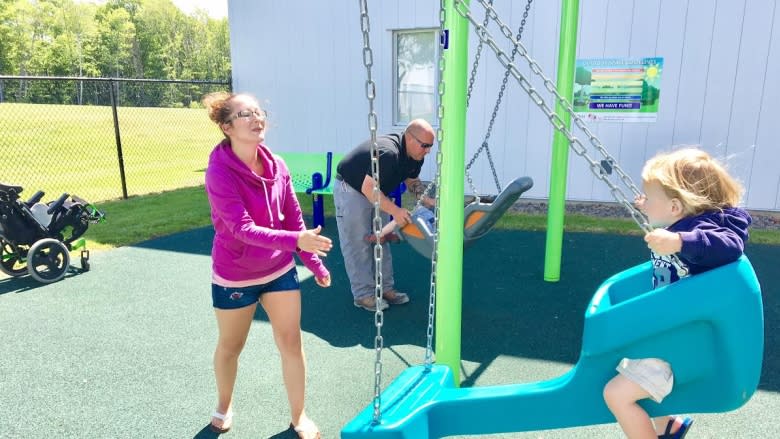 'It gives my daughter a chance to be normal': QEH opens paediatric therapy playground