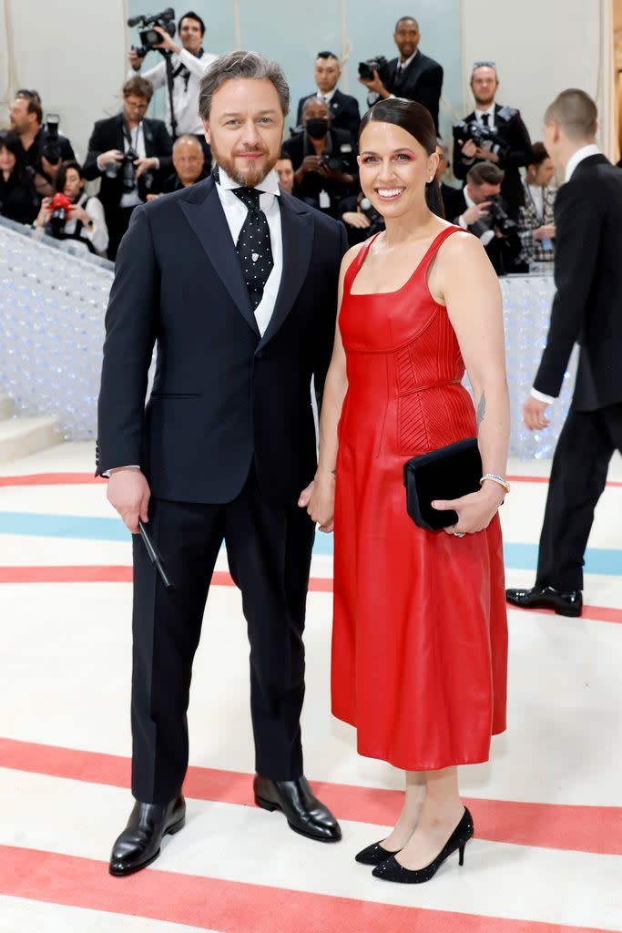 James McAvoy Lisa Liberati Met Gala