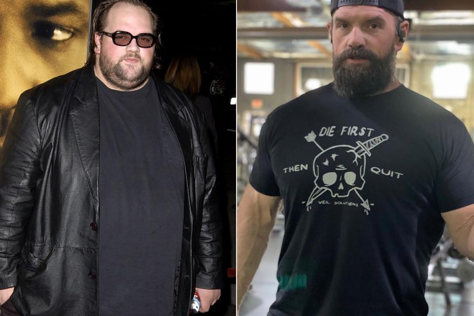<strong>"It’s wild. I became a meme ... It’s completely arbitrary, I just want to see a six-pack. But I think those goals are important because it’s something you’re working towards."</strong> — Ethan Suplee, <a href="https://people.com/health/ethan-suplee-lost-weight-by-making-food-unenjoyable/" rel="nofollow noopener" target="_blank" data-ylk="slk:on his extreme weight-loss transformation and the reaction that followed;elm:context_link;itc:0;sec:content-canvas" class="link ">on his extreme weight-loss transformation and the reaction that followed</a>, to PEOPLE