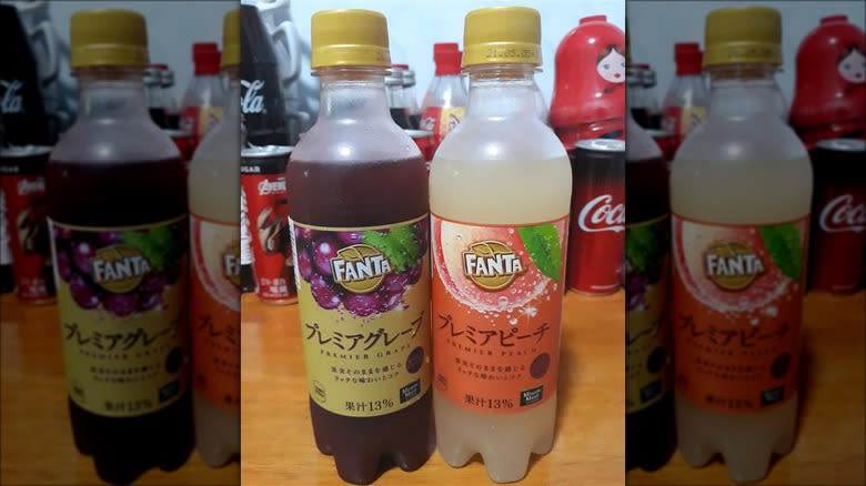 Fanta Premier grape and peach