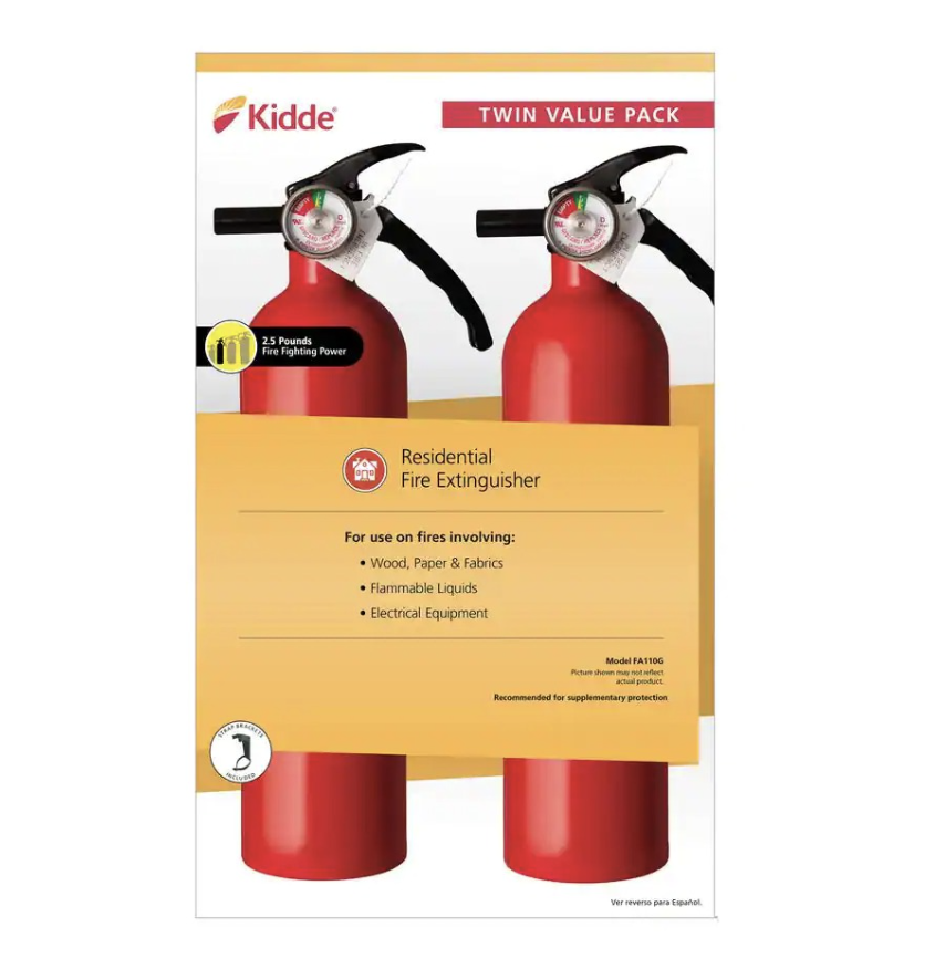 Kidde basic use fire extinguisher, best smoke alarms