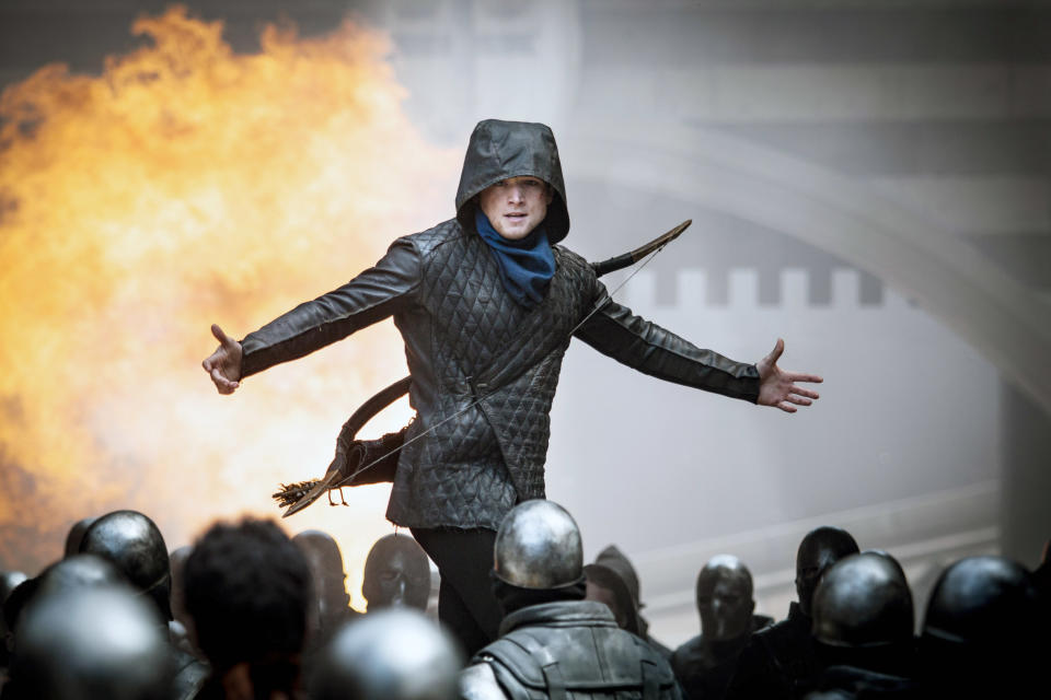 Taron Egerton in <em>Robin Hood</em>. (Photo: Larry Horricks/Lionsgate/Everett Collection)