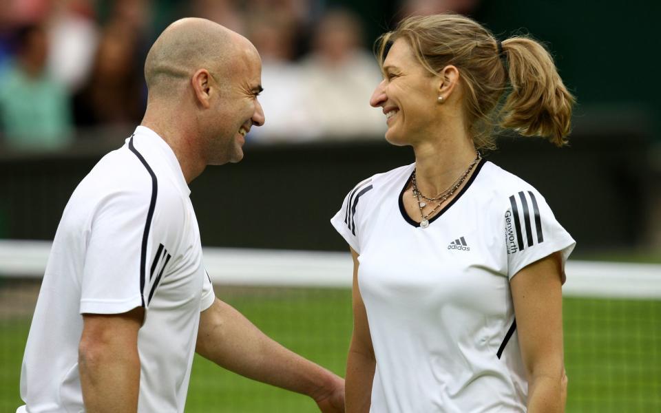 Die Tennislegenden Andre Agassi und Steffi Graf heirateten 2001 und haben zwei Kinder. (Bild: 2009 Getty Images/Paul Gilham)