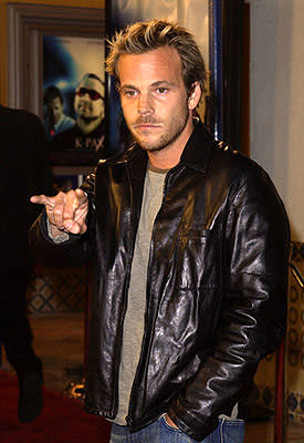 Stephen Dorff half-heartedly rocks out at the Westwood premiere of K-Pax
