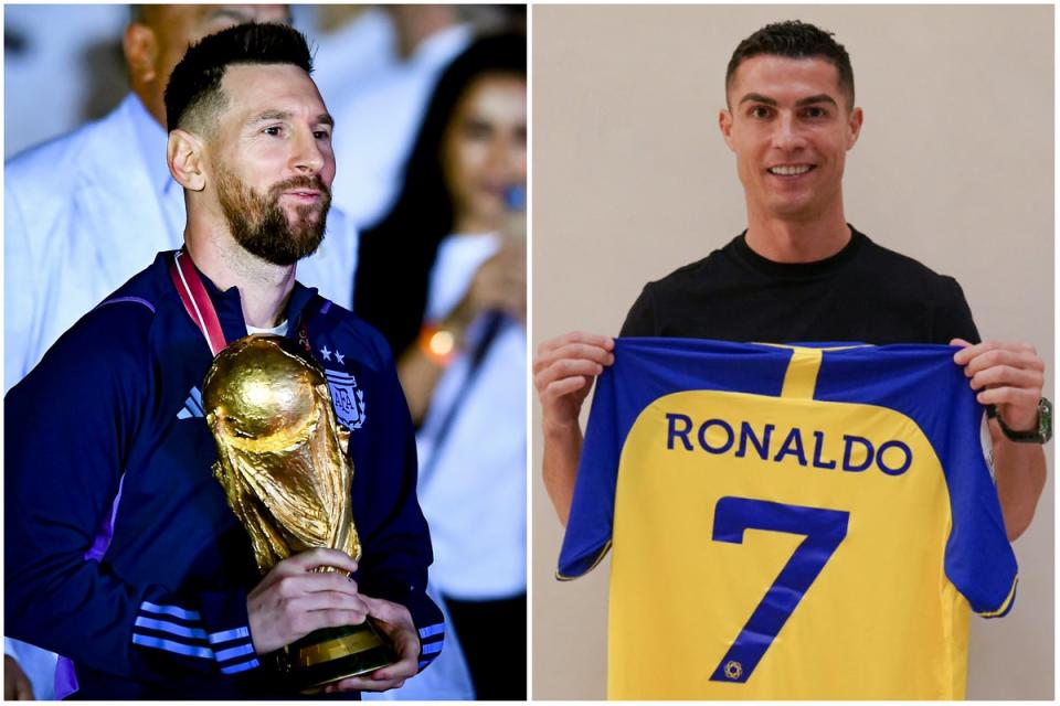 PSG vs Saudi AllStar XI Messi v Ronaldo, kick off time today