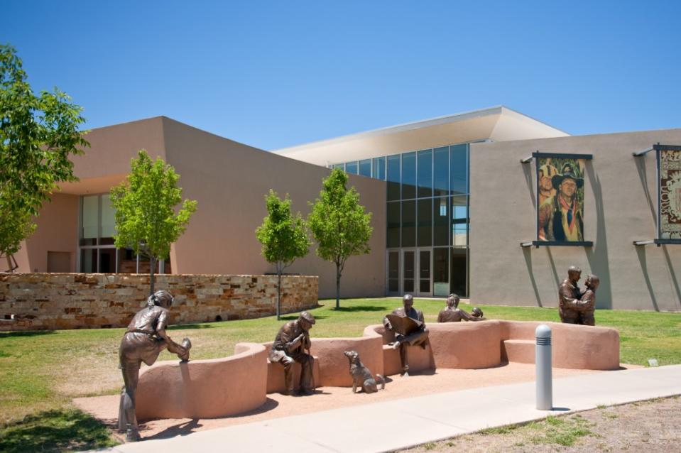 The facade of the Albuquerque Museum via Getty Images