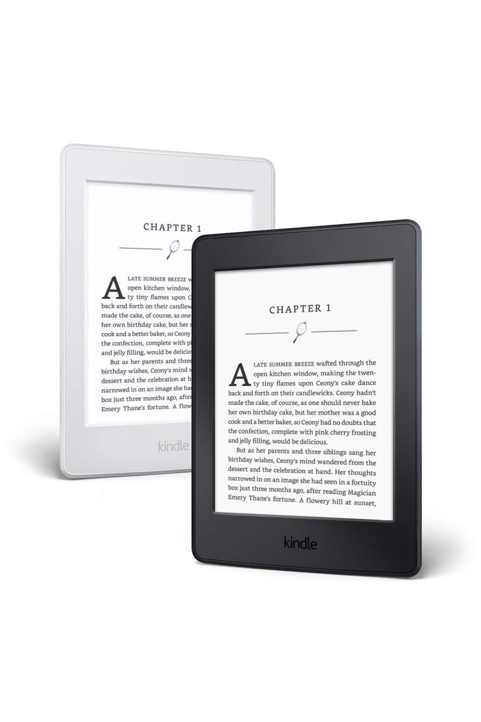 2) Kindle Paperwhite E-Reader