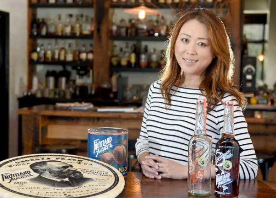 Yuri Kato told The Augusta Chronicle in 2015 that her goal, through her Fruitland Augus-ta vodkas, is to promote the history of the land now occupied by the Augusta National Golf Club.