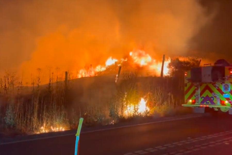 Evacúan a familias en California por incremento de incendios forestales