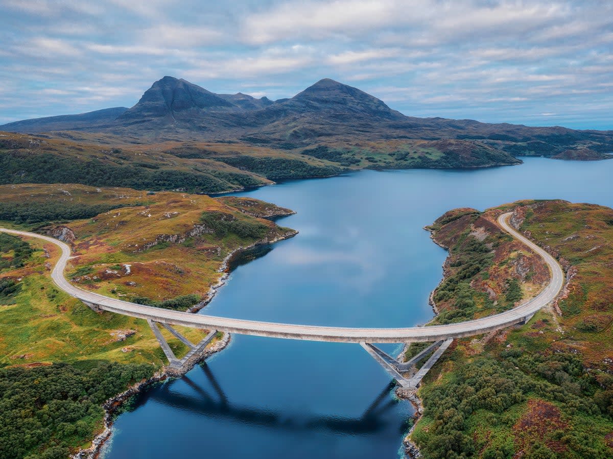 Taking your tyres to the NC500? Enjoy crossing Kylesku Bridge (Getty Images/iStockphoto)
