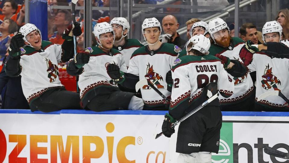 NHL: Arizona Coyotes at Edmonton Oilers