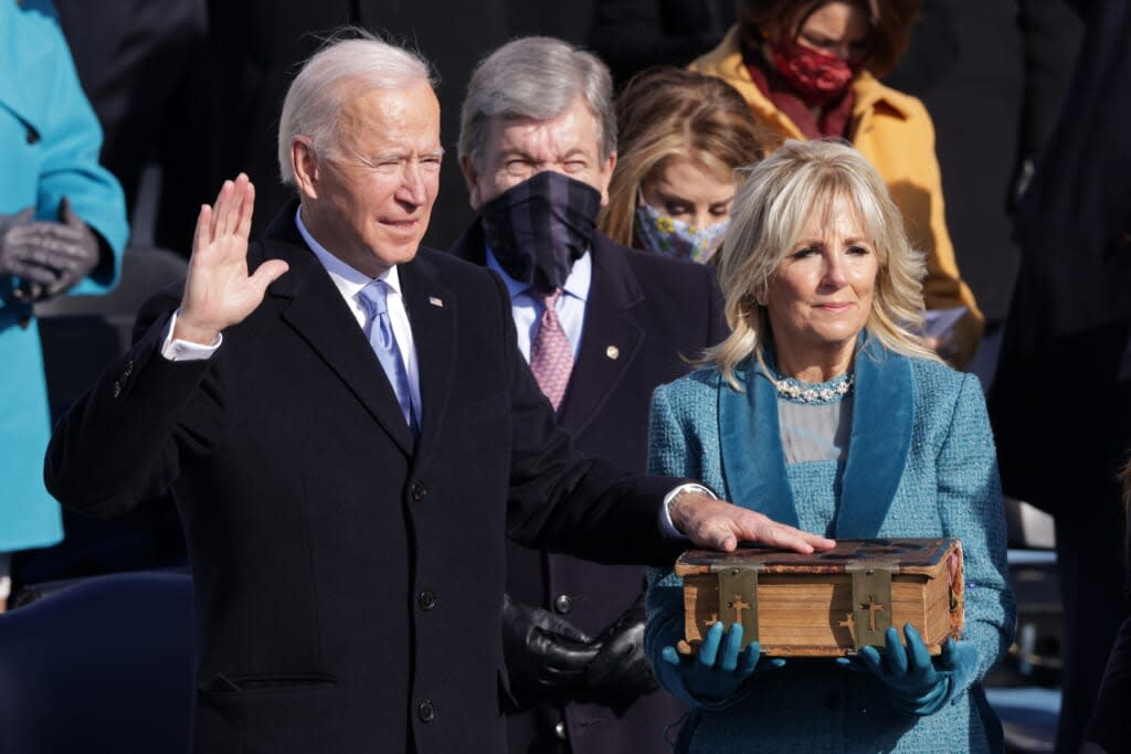 Joe Biden Sworn In As 46th President Of The United States At U.S. Capitol Inauguration Ceremony