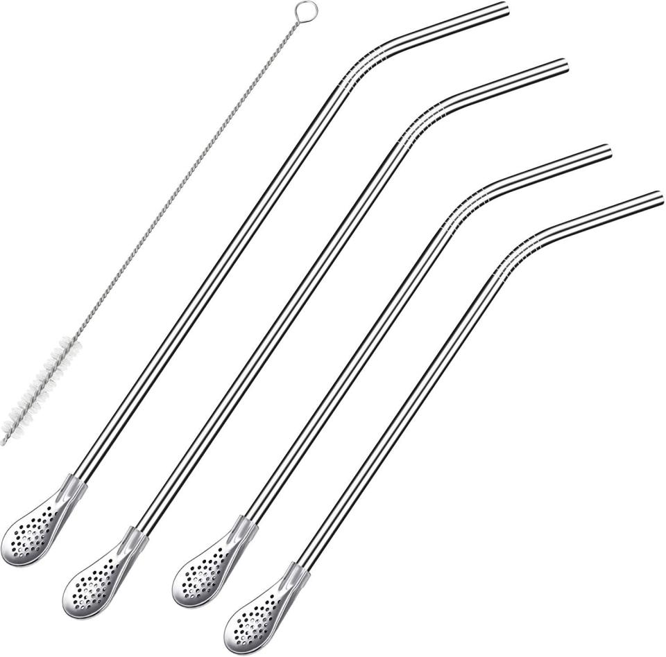 18) Tea Reusable Straws