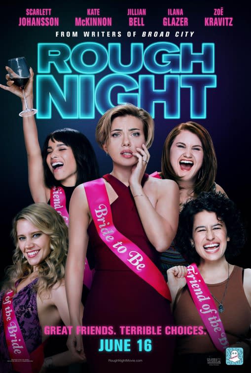 <p>It may be billed as a comedy, but the horrified look on Scarlett Johansson’s face all but confirms that audiences are in for a rough night at the movies. </p>