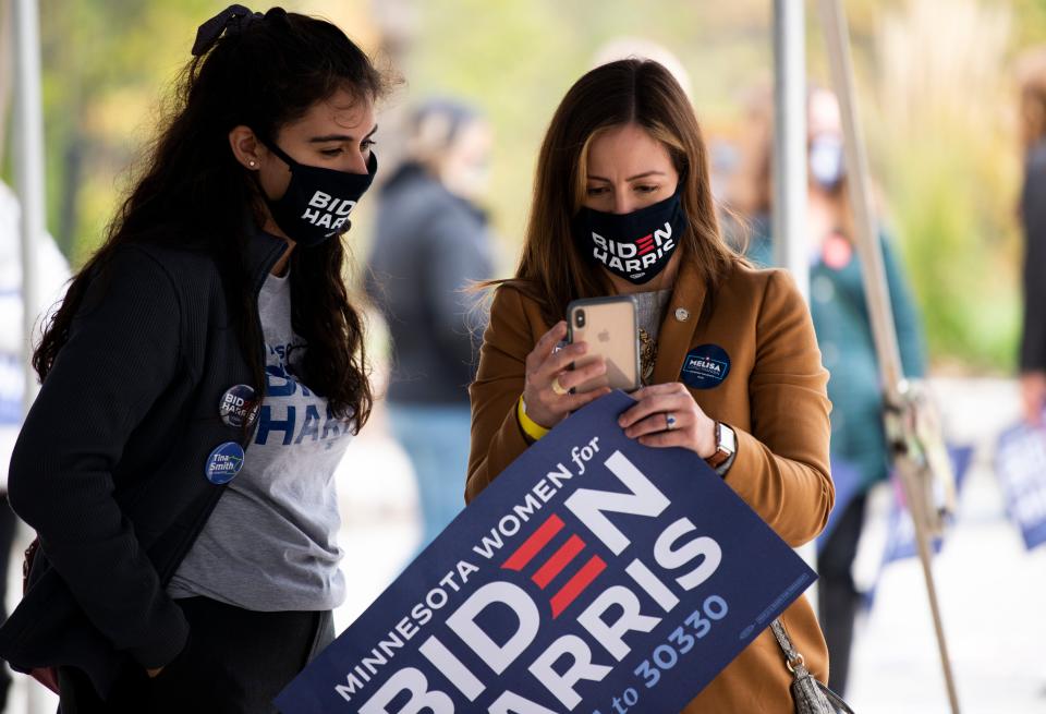 women biden supporters