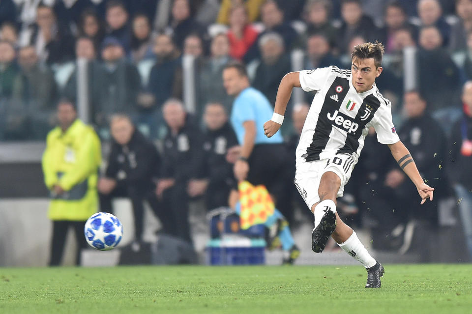 Dybala missed one of Juve’s several gilt-edged chances