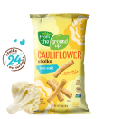 <p><strong>Real Food From The Ground Up </strong></p><p>fromthegroundupsnacks.com</p><p><a href="https://fromthegroundupsnacks.com/products/stalks-cauliflower-sea-salt" rel="nofollow noopener" target="_blank" data-ylk="slk:Shop Now;elm:context_link;itc:0;sec:content-canvas" class="link ">Shop Now</a></p><p>Great-tasting and good-for-you—what more can you ask of a snack? Real Food From The Ground Up offers snacks with a plant-based twist. Made with real cauliflower, these tasty stalks (puffed snack) are vegan, gluten-free, GMO-free and delicious. Satisfy your crunch craving with classic sea salt and cheddar-flavored versions. </p>