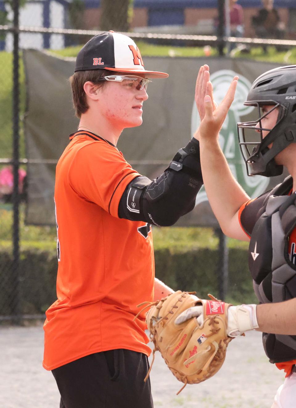 Middleboro's Justin Tullish during a game versus Abignton on Tuesday, May 16, 2023. 