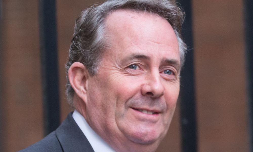 Liam Fox, the international trade secretary