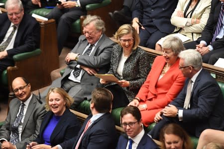 The Queen's Speech debate in the House of Commons in London