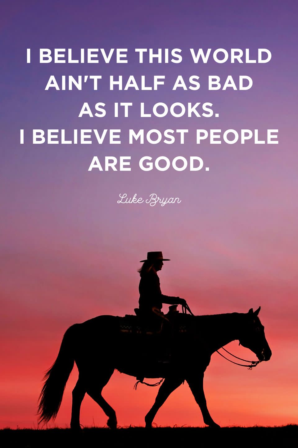 Luke Bryan, "Most People Are Good"