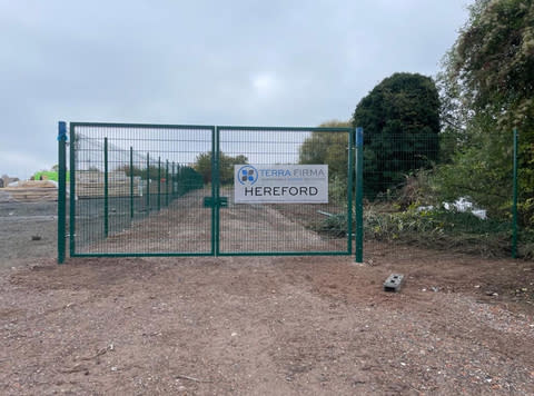 Entrance to Terra Firma Energy's new dual-technology flexible generation and storage project in Hereford, Herefordshire, United Kingdom. (Photo: Business Wire)