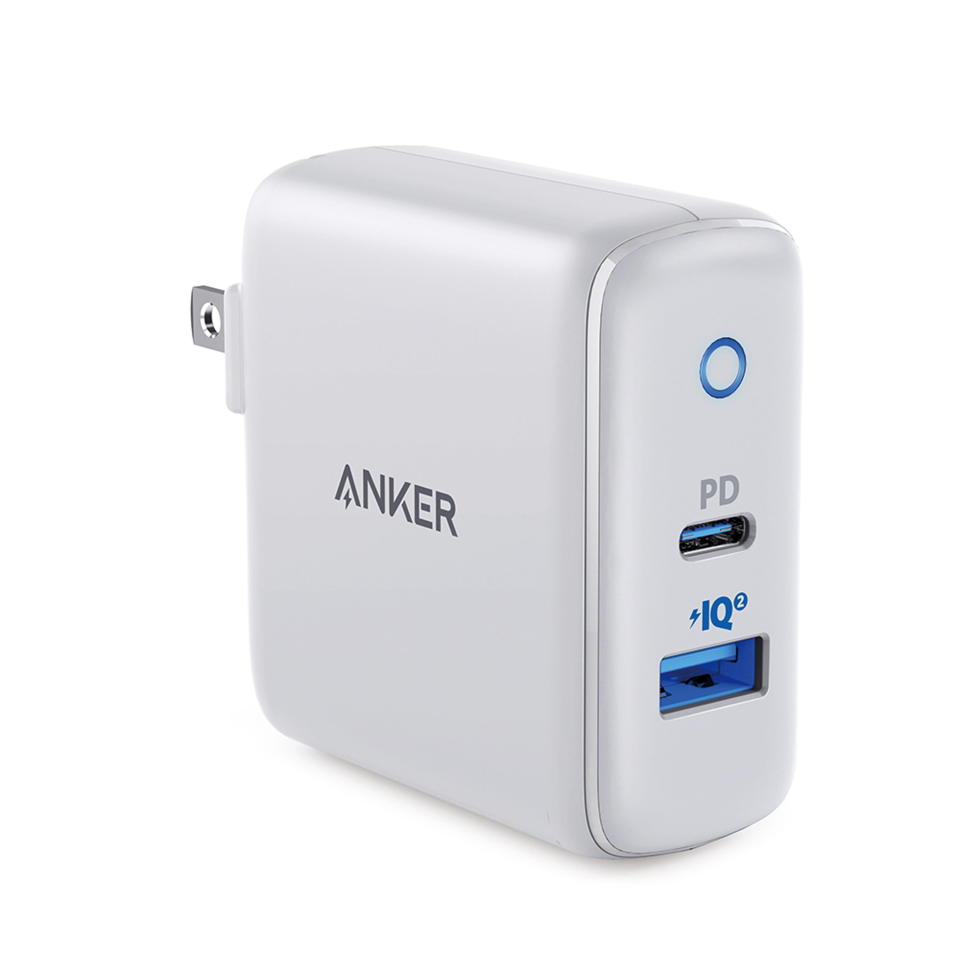 <p><a href="https://www.walmart.com/ip/Anker-PowerPort-PD-II-with-Upgraded-20W-USB-C-Power-Delivery-and-USB-A-Power-IQ-2-0/986108117" rel="nofollow noopener" target="_blank" data-ylk="slk:Shop Now;elm:context_link;itc:0;sec:content-canvas" class="link ">Shop Now</a></p><p>PowerPort PD 2 Charging Block</p><p>walmart.com</p><p>$24.97</p>