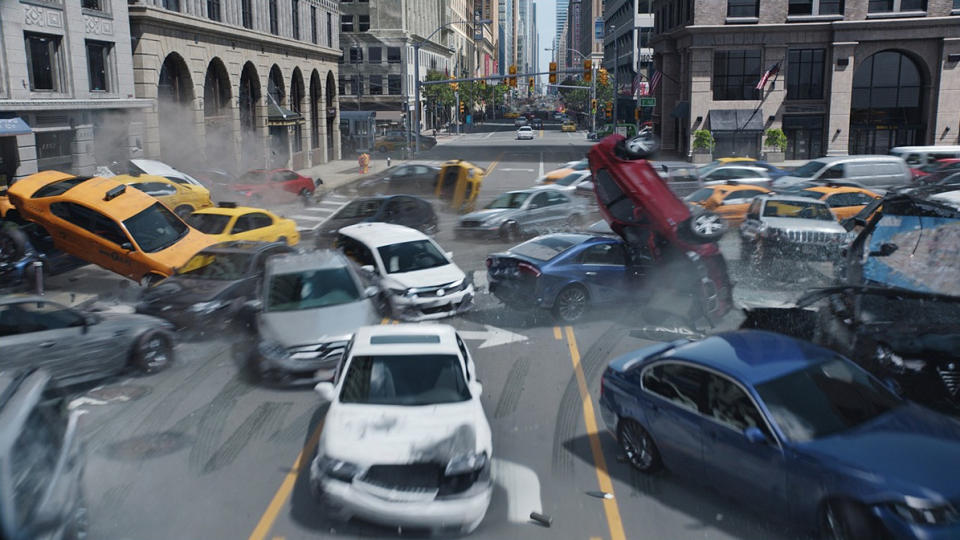 Participants in the experiment watched the self-driving car action scene from 2017 blockbuster 'Fast & Furious 8'. (Universal)