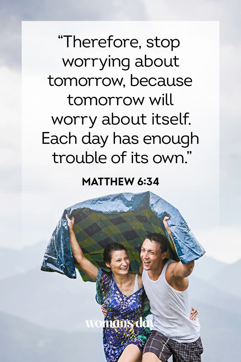 bible verses about anxiety matthew 6 34