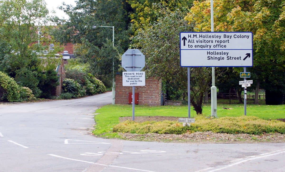 The criminals, one of whom has been locked up for threatening someone with a blade, all fled Hollesley Bay prison, near Woodbridge, on Saturday, as officers appeal for help in finding them (PA Archive)