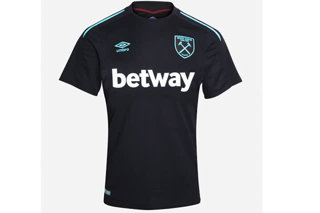 West Ham United FC away shirt 2017/18