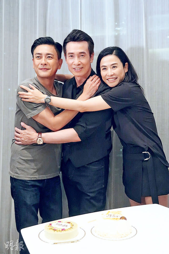 Moses celebrates birthday will co-star Bosco Wong and Jessica Hsuan