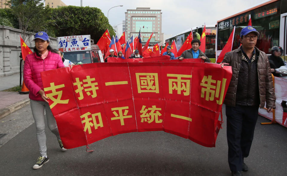 台灣少數「急統」人士，可能成為北京「民主協商」的樣板。攝影／林瑞慶