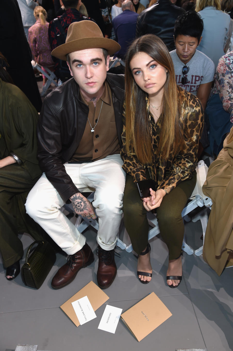 Thylane Blondeau and Gabriel-Kane Day-Lewis. (Photo: Getty Images)