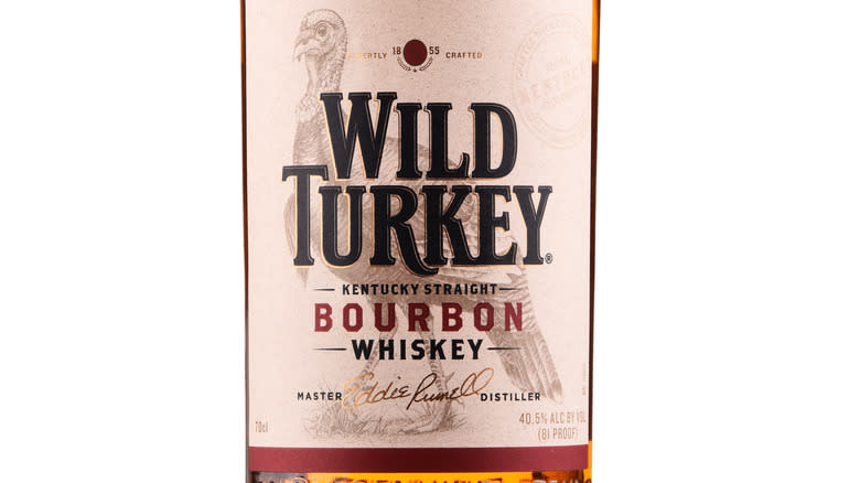 bottle of Wild Turkey