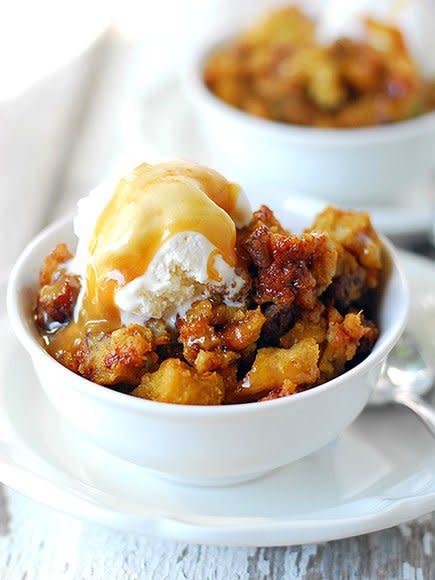 PUMPKIN PECAN BREAD PUDDING