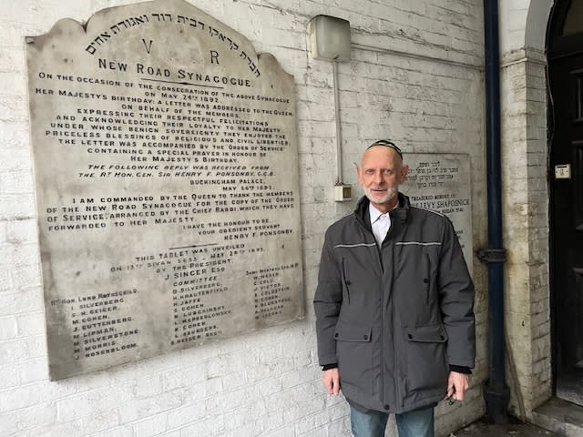 Leon Silver outside East London Central Synagogue, he is part of Tower Hamlets Inter Faith Forum (THIFF) outreach work has led to strong bonds of friendship and understanding in the borough.  (Credit: Rabina Khan)