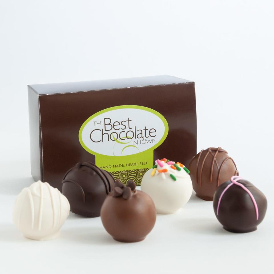 The Best Chocolate in Town truffles.