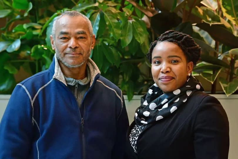 Liverpool Advocates for Windrush, Garrick Prayogg (L) and Tonika Stephenson have partnered with Liverpool John Moores University's School of Law (image: Colin Lane)