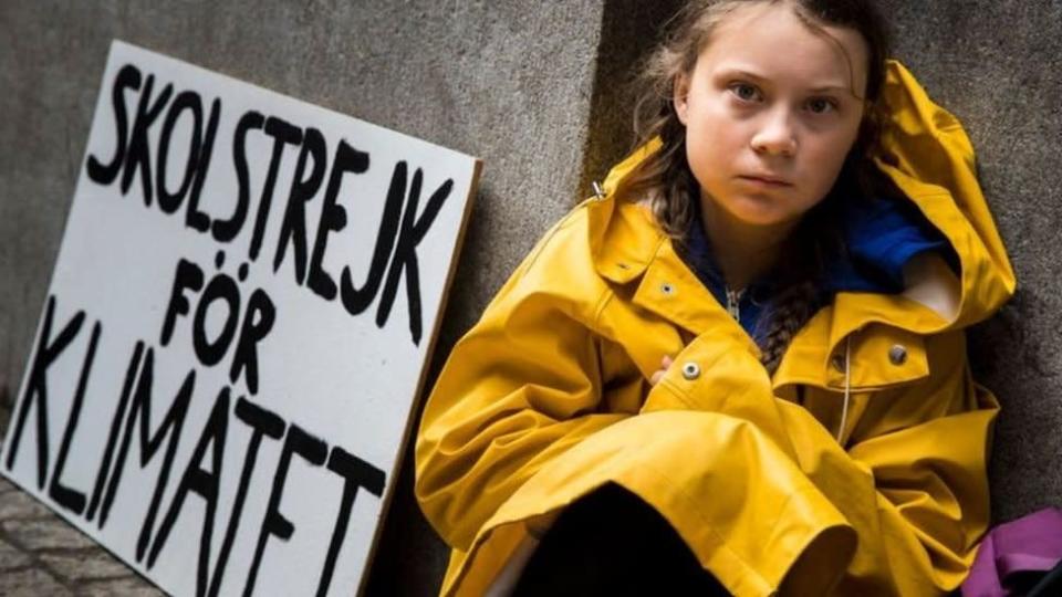 A ativista sueca Greta Thunberg