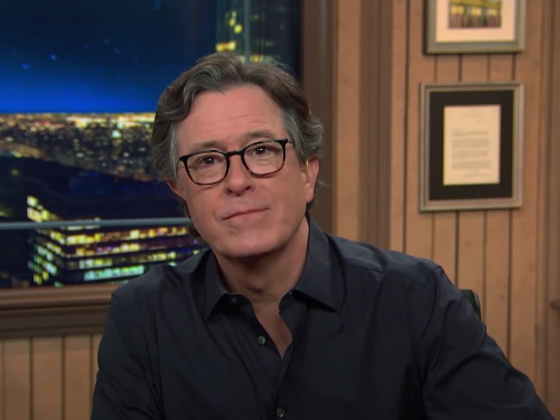 Stephen Colbert condemned Trump's recent comments on blue states on his late-night show (YouTube/ The Late Show with Stephen Colbert)