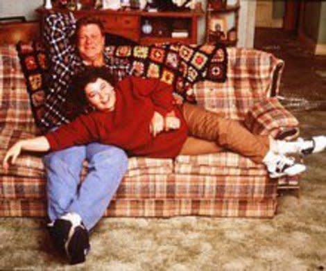 Who knew Roseanne's couch was so stylish! 