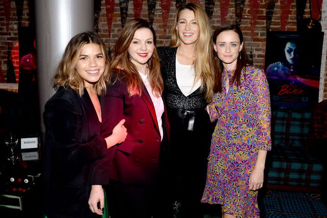 Andrew Toth/Getty Blake Lively, America Ferrera, Amber Tamblyn and Alexis Bledel