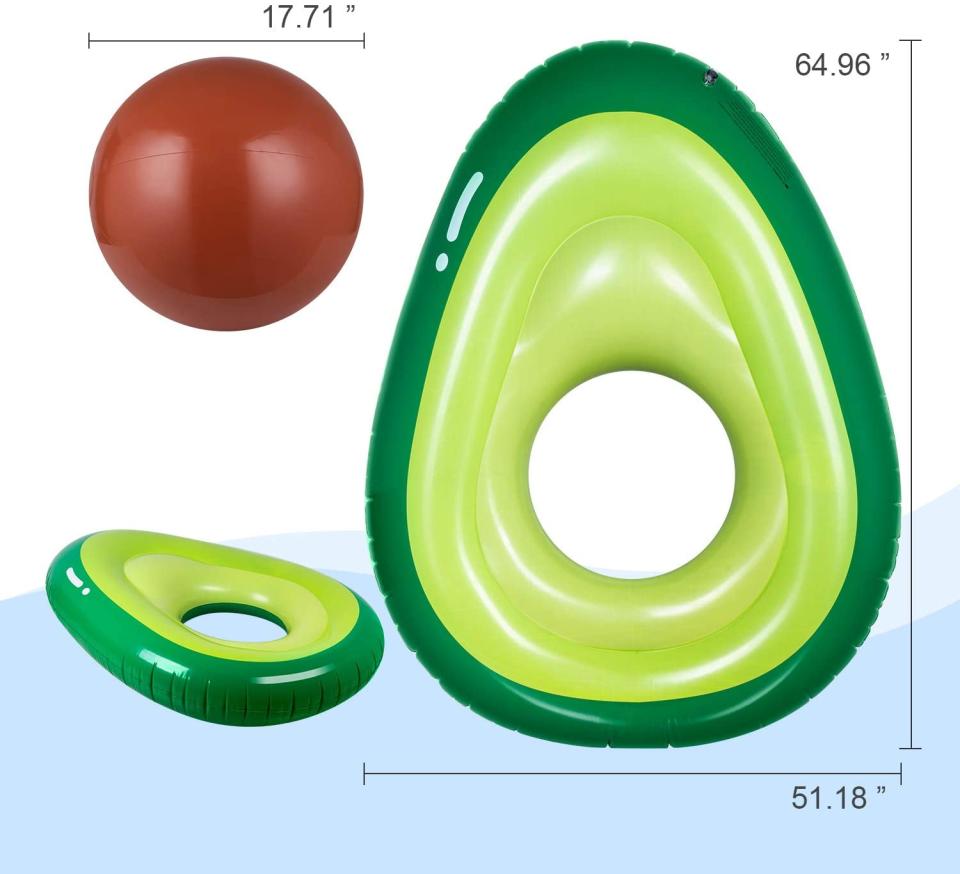 best pool float obuby avocado