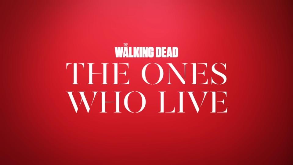 《The Walking Dead The Ones Who Live》海報