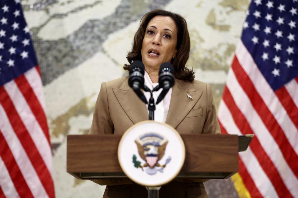 US Vice-President Kamala Harris (Reuters)